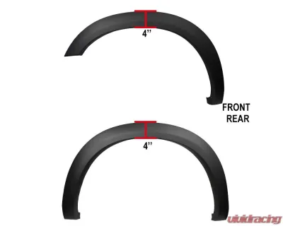 Spec-D Smooth Factory OE Style Fender Flares Dodge RAM 2500 | 3500 2010-2017 - FDF-RAM1025BK-MP