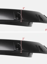 Spec-D Smooth V2 Rivet Style Fender Flares Dodge RAM 2500 | 3500 2010-2017                                     - FDF-RAM1025V2-PK-MP - Image 3