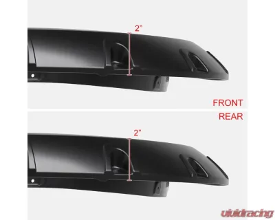 Spec-D Smooth V2 Rivet Style Fender Flares Dodge RAM 2500 | 3500 2010-2017 - FDF-RAM1025V2-PK-MP