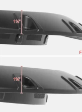 Spec-D Smooth Pocket Rivet Style Fender Flares Set Dodge RAM 2500 | 3500 2019-2021                                     - FDF-RAM1925A-PK-MP - Image 3