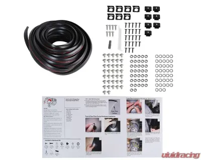 Spec-D Smooth Rivet Style Fender Flares Dodge RAM 1994-2001 - FDF-RAM94A-PK-MP