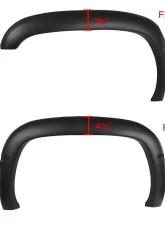 Spec-D Textured Factory OE Style Fender Flares Dodge RAM 1994-2001                                     - FDF-RAM94BK-RS - Image 2