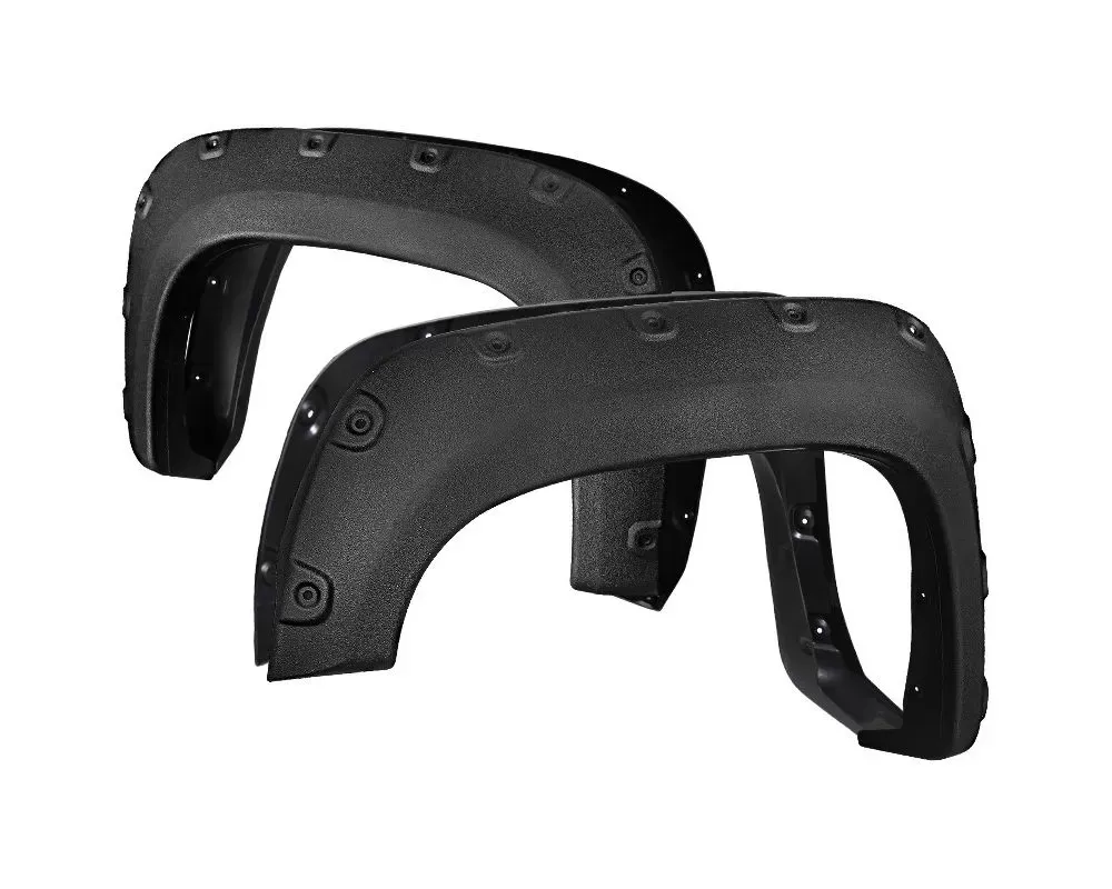 Spec-D Textured Rivet Style Fender Flares GMC Sierra 2007-2013 - FDF-SIE07-TS-RS