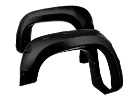 Spec-D Matte Black Polypropylene Fender Flares GMC Sierra 2007-2013