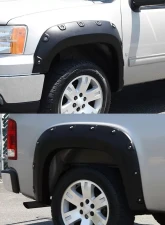 Spec-D Matte Black Polypropylene Fender Flares GMC Sierra 2007-2013                                     - FDF-SIE07A-PK-MP - Image 3