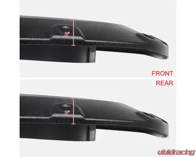Spec-D Textured Rivet Style Fender Flares GMC Sierra 2016-2018 - FDF-SIE16-TS-MP