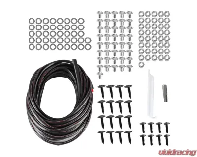 Spec-D Textured Rivet Style Fender Flares GMC Sierra 2016-2018 - FDF-SIE16-TS-MP