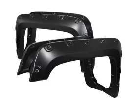Spec-D Smooth Rivet Style Fender Flares GMC Sierra 2016-2018