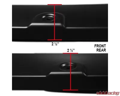 Spec-D Smooth Rivet Style Fender Flares GMC Sierra 2016-2018 - FDF-SIE16A-PK-MP