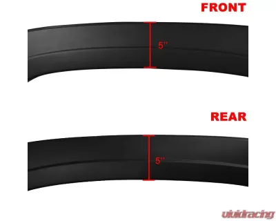 Spec-D Textured Factory OE Style Fender Flares Chevrolet Silverado 2007-2013 - FDF-SIV07BK-RS