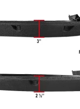 Spec-D 69.3" Bed Textured Factory OE Style Fender Flares Chevrolet Silverado 1500 2007-2013                                     - FDF-SIV07SB-TS-RS - Image 3