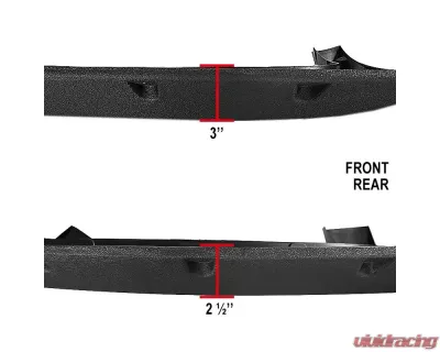 Spec-D 69.3" Bed Textured Factory OE Style Fender Flares Chevrolet Silverado 1500 2007-2013 - FDF-SIV07SB-TS-RS