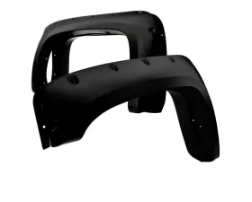 Spec-D Black Smooth Polypropylene Fender Flares Chevrolet Silverado 1500 2007-2013