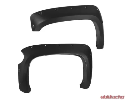 Spec-D Short Bed Smooth Rivet Style Fender Flares Chevrolet Silverado 2500 | 3500 2014-2018 - FDF-SIV14SBA-PK-MP