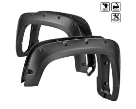 Spec-D Pocket Rivet Style Fender Flares Set Chevrolet Silverado 2500 | 3500 2019-2021