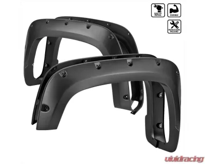 Spec-D Pocket Rivet Style Fender Flares Set Chevrolet Silverado 2500 | 3500 2019-2021 - FDF-SIV2025A-PK-MP