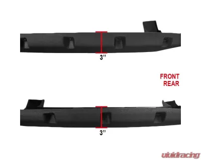 Spec-D Textured Rivet Style Fender Flares Chevrolet | GMC 1999-2007 - FDF-SIV99-TS-RS