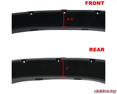 Spec-D Smooth Rivet Style Fender Flares Chevrolet | GMC 1999-2007 - FDF-SIV99A-PK-MP