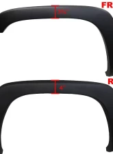 Spec-D Factory OE Style Fender Flares Chevrolet | GMC 1999-2007                                     - FDF-SIV99BK-MP - Image 2