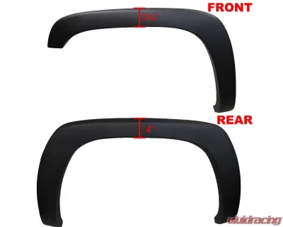 Spec-D Factory OE Style Fender Flares Chevrolet | GMC 1999-2007 - FDF-SIV99BK-MP