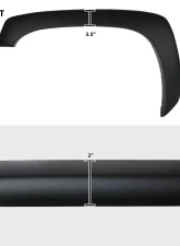 Spec-D Black Polypropylene Fender Flares Chevrolet | GMC 1999-2007                                     - FDF-SIV99BK-RS - Image 2