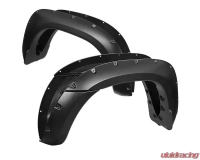 Spec-D 6ft. Long Bed Smooth Rivet Style Fender Flares Toyota Tacoma 2005-2011 - FDF-TAC05A-PK-MP