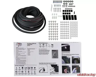 Spec-D 6ft. Long Bed Smooth Rivet Style Fender Flares Toyota Tacoma 2005-2011 - FDF-TAC05A-PK-MP