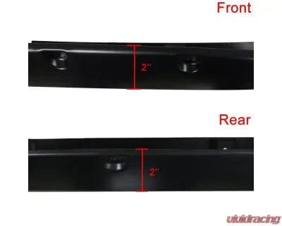 Spec-D 6ft. Long Bed Smooth Rivet Style Fender Flares Toyota Tacoma 2012-2015 - FDF-TAC12A-PK-MP