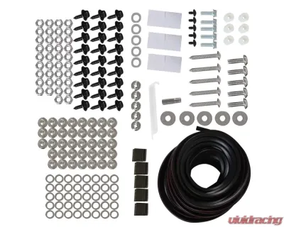 Spec-D 6ft. Long Bed Smooth Rivet Style Fender Flares Toyota Tacoma 2012-2015 - FDF-TAC12A-PK-MP