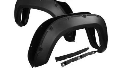 Spec-D Textured Rivet Style Fender Flares Toyota Tacoma 2016-2021                                     - FDF-TAC16A-PK-WB - Image 10