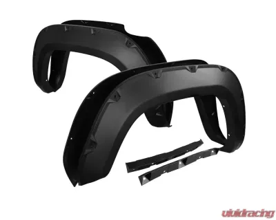 Spec-D Textured Rivet Style Fender Flares Toyota Tacoma 2016-2021 - FDF-TAC16A-PK-WB