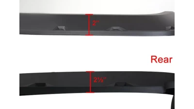 Spec-D Textured Rivet Style Fender Flares Toyota Tacoma 2016-2021                                     - FDF-TAC16A-PK-WB - Image 3