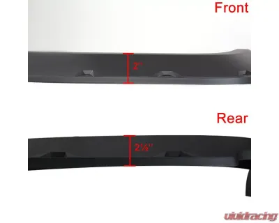 Spec-D Textured Rivet Style Fender Flares Toyota Tacoma 2016-2021 - FDF-TAC16A-PK-WB