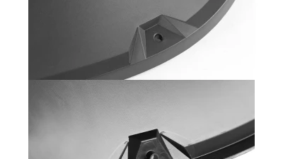 Spec-D Textured Rivet Style Fender Flares Toyota Tacoma 2016-2021                                     - FDF-TAC16A-PK-WB - Image 4