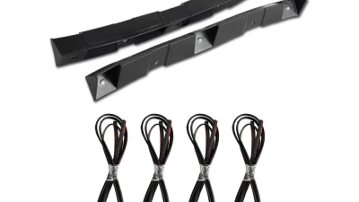 Spec-D Textured Rivet Style Fender Flares Toyota Tacoma 2016-2021                                     - FDF-TAC16A-PK-WB - Image 8