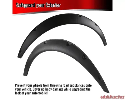 Spec-D Universal Extra Wide Body Wheel Fender Flares Set - FDF-UNV1001