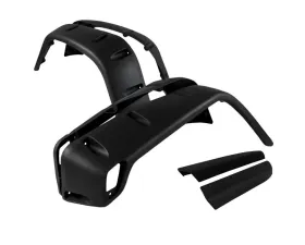 Spec-D Textured Extended Fender Flares Jeep Wrangler 1997-2006
