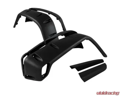 Spec-D Textured Extended Fender Flares Jeep Wrangler 1997-2006 - FDF-WRG97B-PK-RS