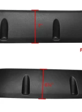 Spec-D Textured Extended Fender Flares Jeep Wrangler 1997-2006                                     - FDF-WRG97B-PK-RS - Image 2