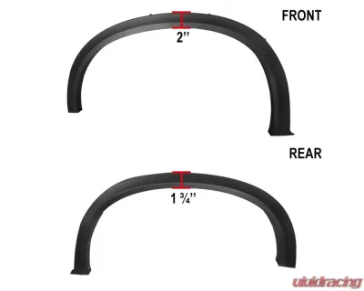Spec-D 20"/21" Wheel Fender Flares BMW X5 E70 2007-2013 - FDF-X507BK-GL