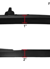 Spec-D 20"/21" Wheel Fender Flares BMW X5 E70 2007-2013                                     - FDF-X507BK-GL - Image 3