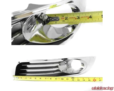Spec-D Chrome Fog Lamp Cover Chevrolet Impala 2006-2012 - FLC-IPA06CR-GL