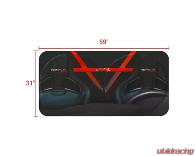 Spec-D Universal 59"L x 31"W Window Sunshade - GIFT-2011