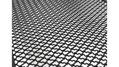 Spec-D Rivet Style Black Stainless Steel Mesh Grille Center Insert Ford F-150 2004-2008                                     - HBG-F15004BKSS-YH - Image 4