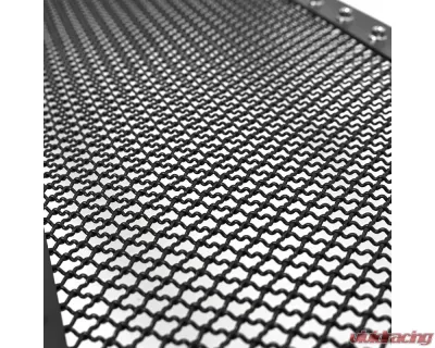 Spec-D Rivet Style Black Stainless Steel Mesh Grille Center Insert Ford F-150 2004-2008 - HBG-F15004BKSS-YH