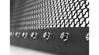 Spec-D Rivet Style Black Stainless Steel Mesh Grille Center Insert Ford F-150 2004-2008                                     - HBG-F15004BKSS-YH - Image 6