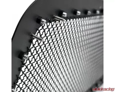 Spec-D Rivet Style Black Stainless Steel Mesh Grille Center Insert Ford F-150 2004-2008 - HBG-F15004BKSS-YH