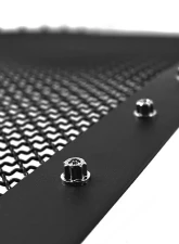 Spec-D Rivet Style Black Stainless Steel Mesh Grille Center Insert Ford F-Series 2011-2016                                     - HBG-F25011BKSS-YH - Image 4