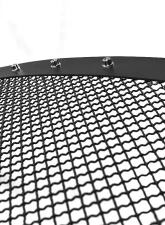 Spec-D Rivet Style Black Stainless Steel Mesh Grille Center Insert Ford F-Series 2011-2016                                     - HBG-F25011BKSS-YH - Image 5