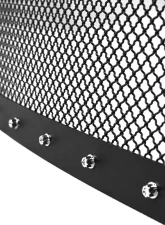 Spec-D Rivet Style Black Stainless Steel Mesh Grille Center Insert Ford F-Series 2011-2016                                     - HBG-F25011BKSS-YH - Image 6